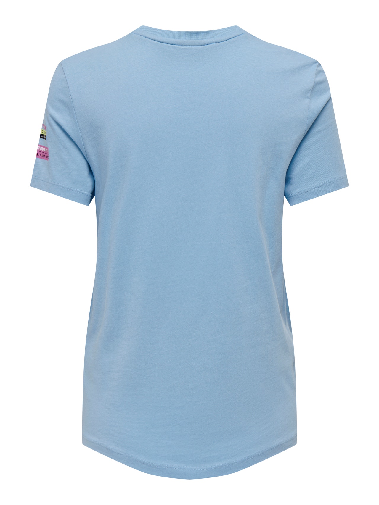 ONLY T-shirts Regular Fit Col rond Grossesse -Powder Blue - 15304015