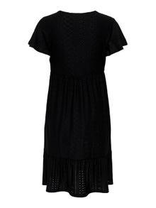 ONLY Regular Fit V-Neck Maternity Long dress -Black - 15304023