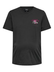 ONLY T-shirts Regular Fit Col rond Grossesse -Phantom - 15304024