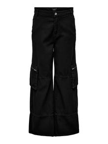 ONLY Jeans Loose Carrot Fit -Black Denim - 15304042