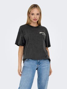 ONLY Regular fit O-hals T-shirts -Black - 15304043