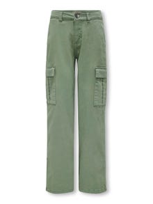 ONLY Pantalons cargo Straight Fit -Hedge Green - 15304049