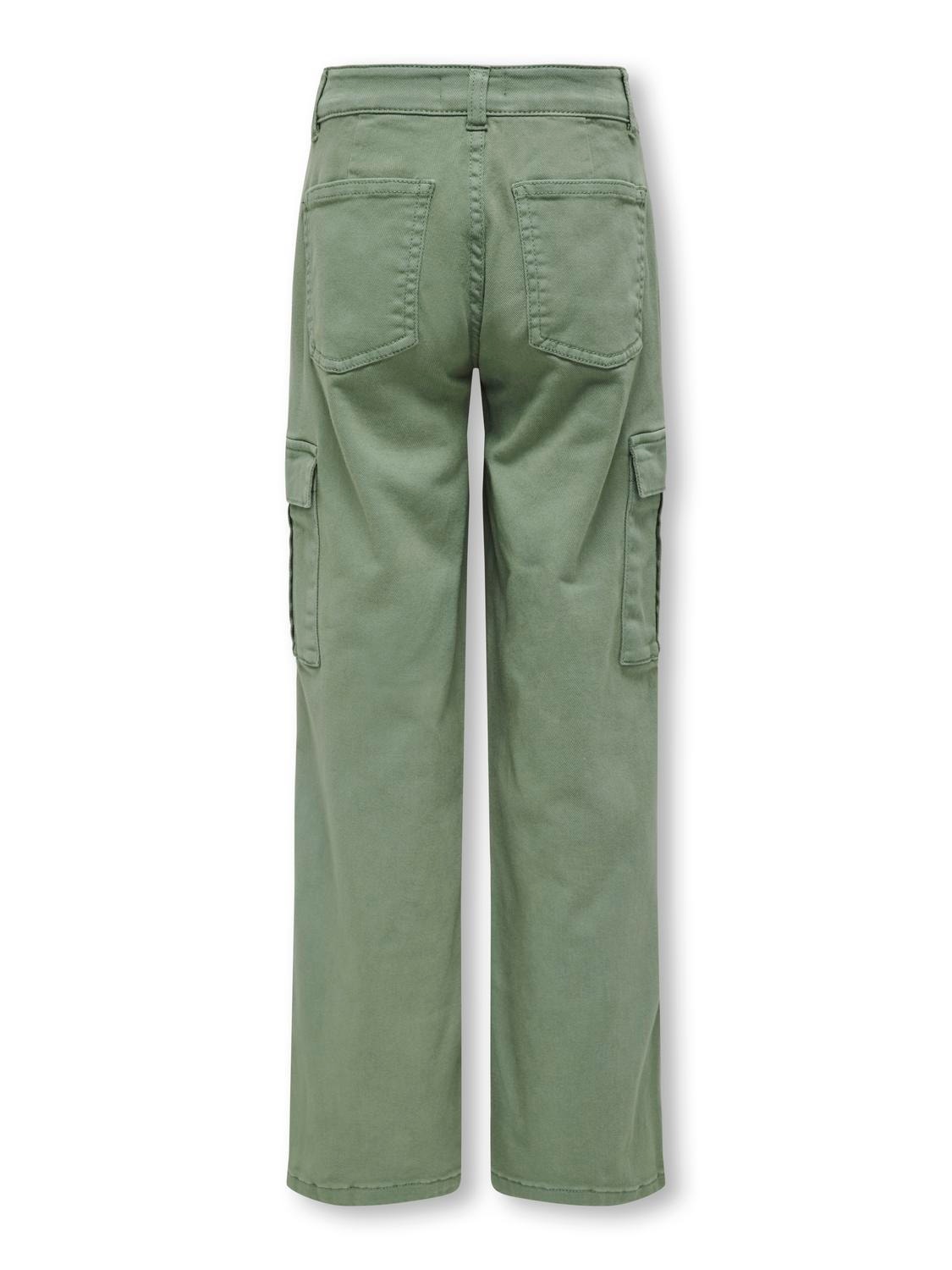 ONLY Pantalones cargo Corte straight -Hedge Green - 15304049
