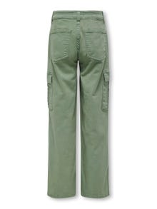 ONLY Pantalons cargo Straight Fit -Hedge Green - 15304049