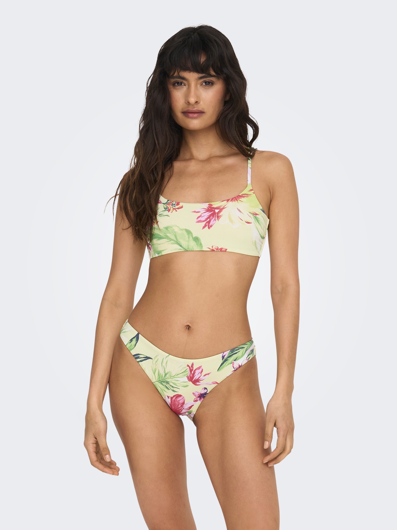 ONLY Patterned Bikini Set -Pastel Green - 15304053
