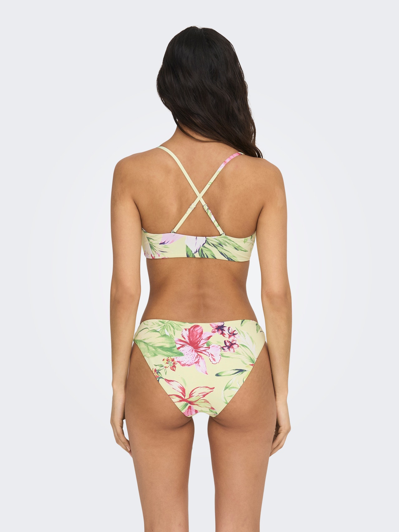 ONLY Printed Bikini Set -Pastel Green - 15304053