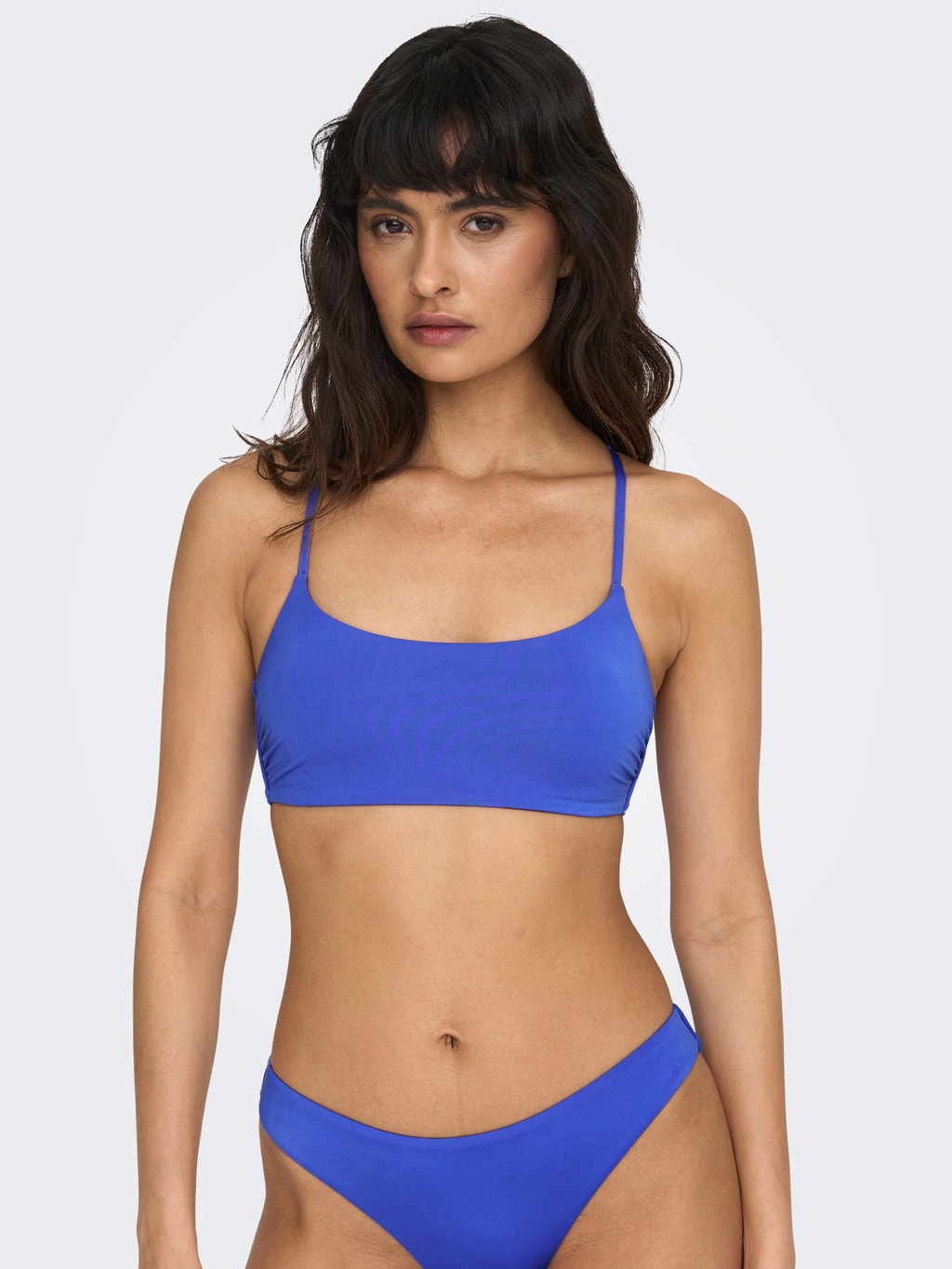 2-pack Bikini Bottoms - Bright blue/striped - Ladies