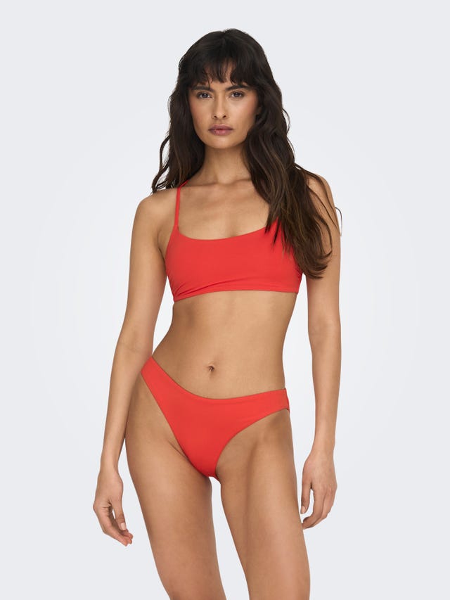 ONLY Solid Colored Bikini Set - 15304059