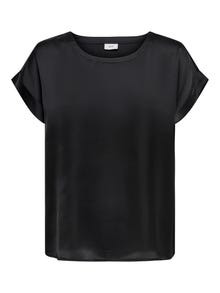 ONLY Tops Regular Fit Col rond -Black - 15304077