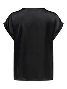 ONLY o-neck top -Black - 15304077