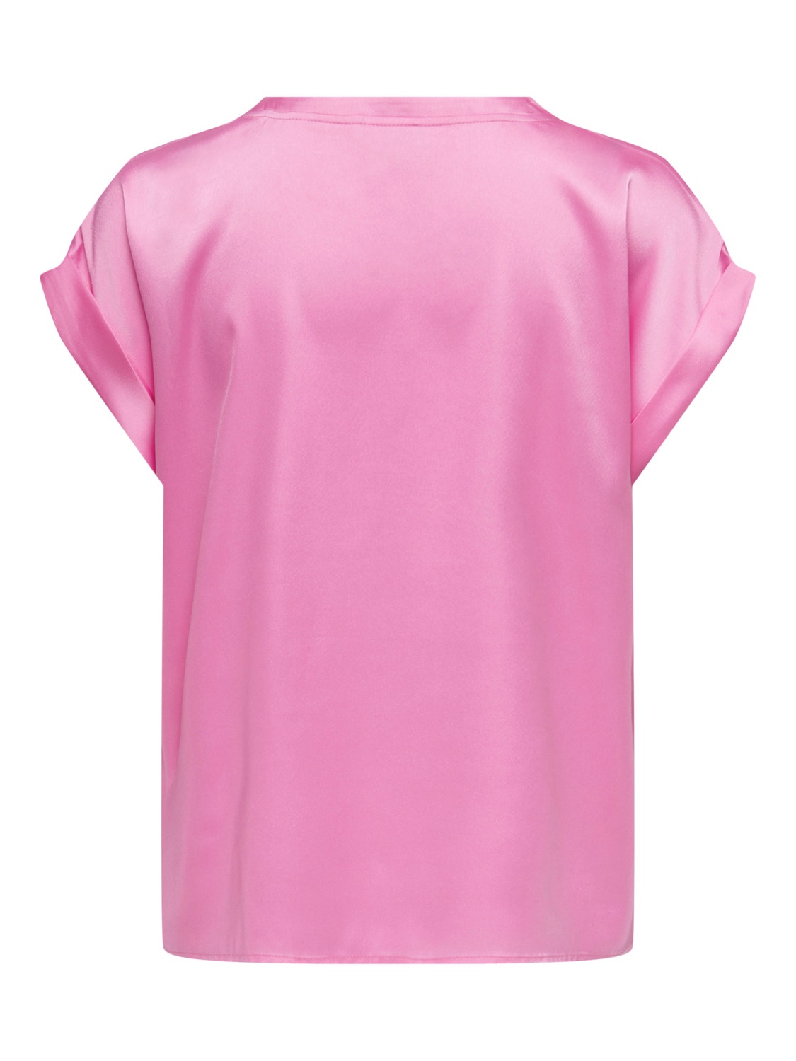 ONLY o-neck top -Fuchsia Pink - 15304077