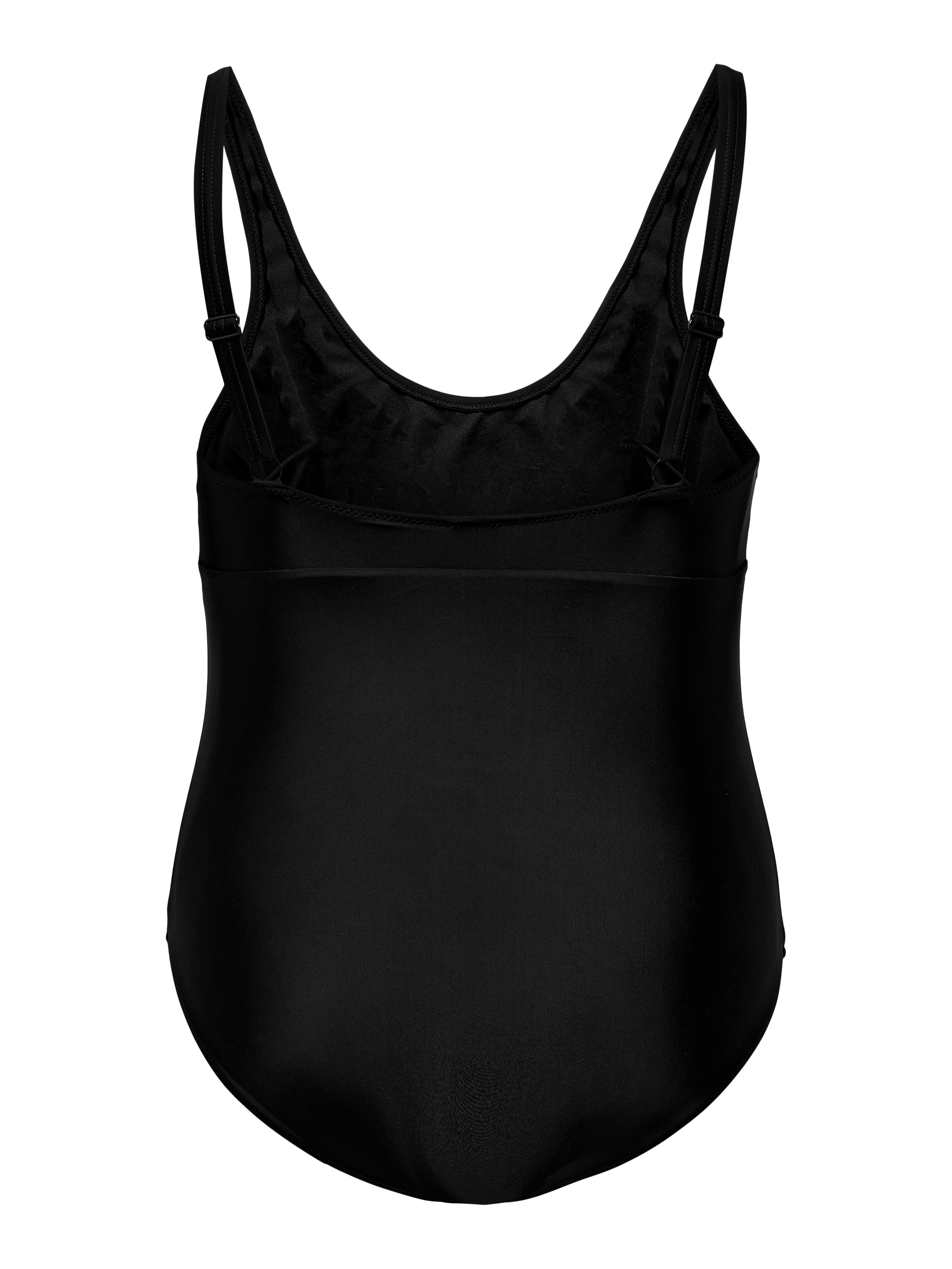 Curvy Swimsuit With Adjustable Straps Black ONLY®