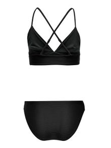 ONLY Low waist Verstelbare schouderbanden Zwemkleding -Black - 15304100