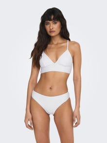 ONLY Low waist Verstelbare schouderbanden Zwemkleding -White - 15304100