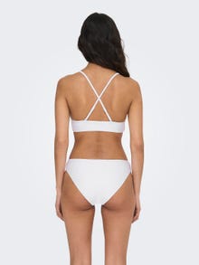 ONLY Low waist Verstelbare schouderbanden Zwemkleding -White - 15304100