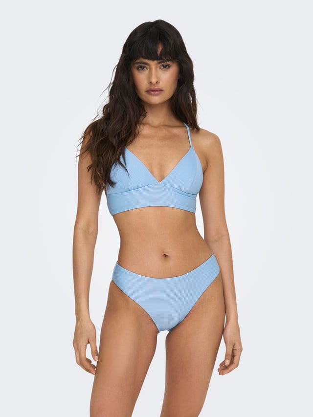ONLY Solid Colored Bikini Set - 15304100