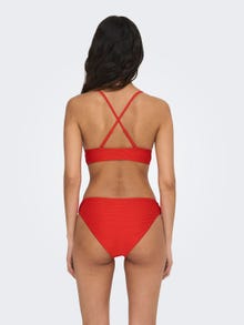 ONLY Low waist Verstelbare schouderbanden Zwemkleding -Fiery Red - 15304100