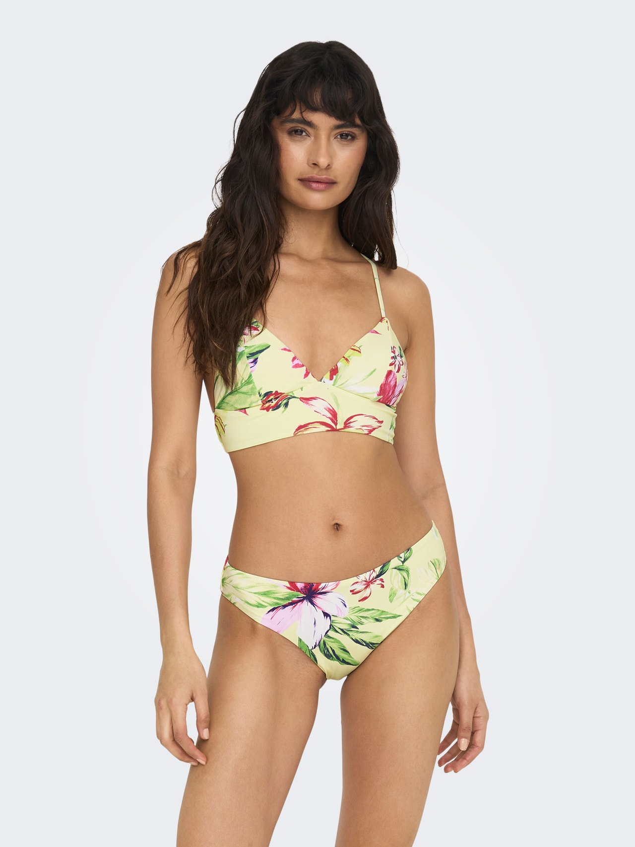 ONLY Printed Bikini Set -Pastel Green - 15304105