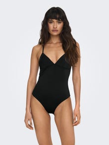 ONLY Swimsuit With Adjustable Straps -Black - 15304107