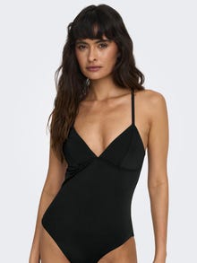 ONLY Swimsuit With Adjustable Straps -Black - 15304107