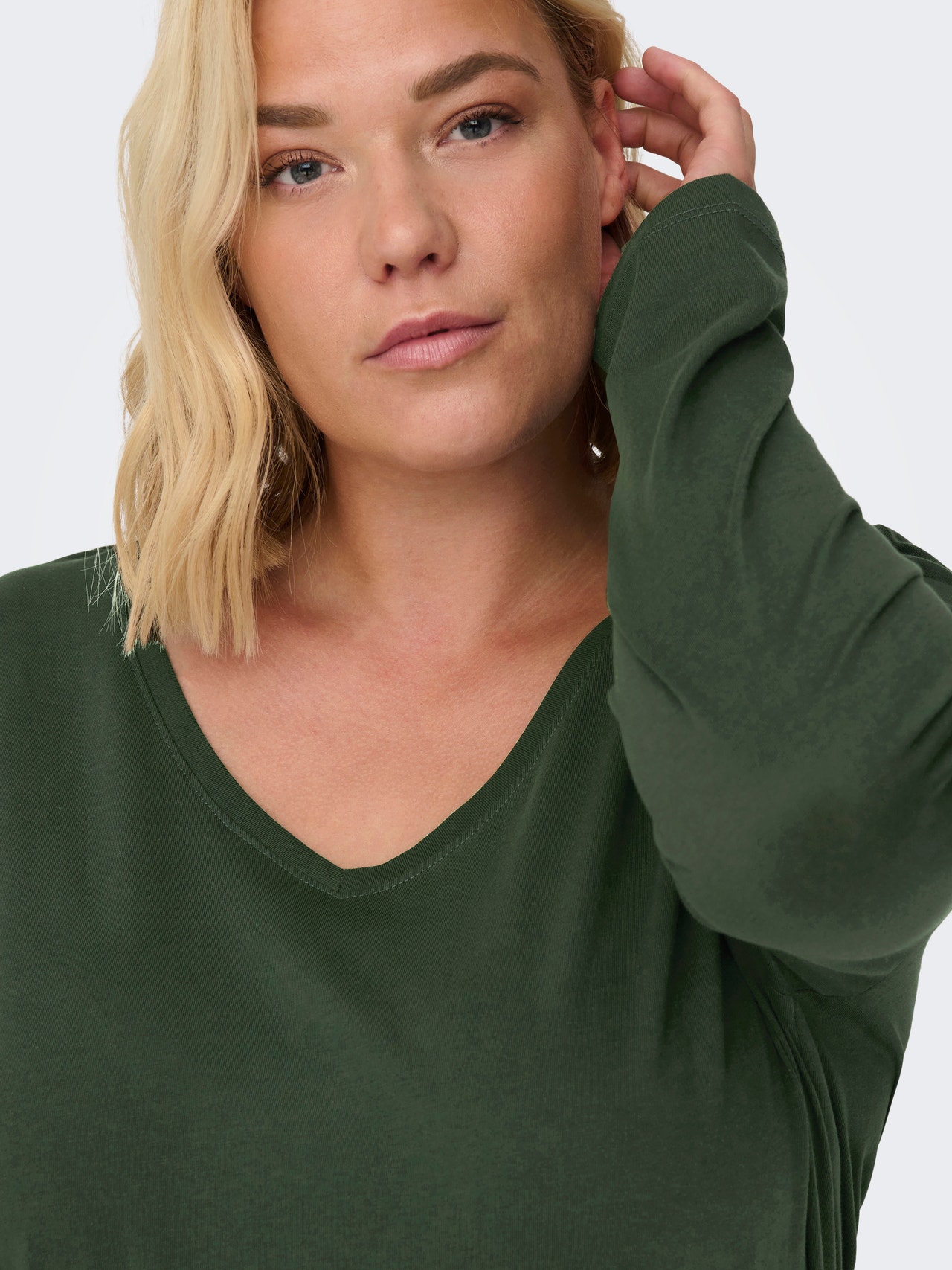 ONLY Curvy basic top -Rosin - 15304124