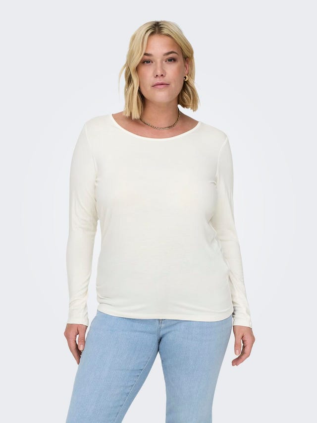 ONLY Curvy o-hals top - 15304132