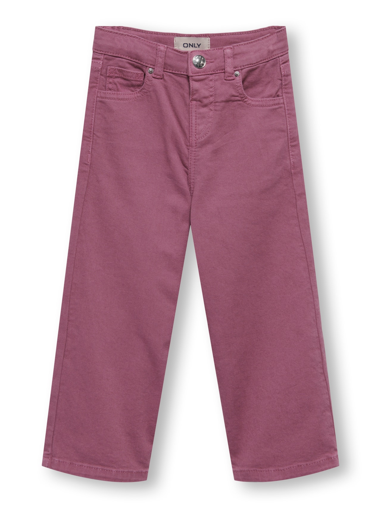 ONLY Mini Wide leg trousers -Red Violet - 15304159