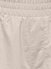 ONLY Pantalons de survêtement Loose Fit Taille moyenne Élastique -Pumice Stone - 15304165