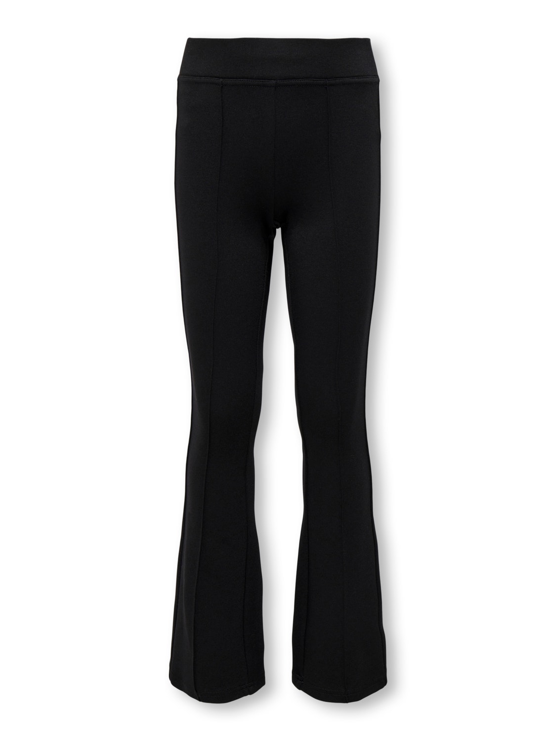 Leggings with a wide waistband - black, Trousers