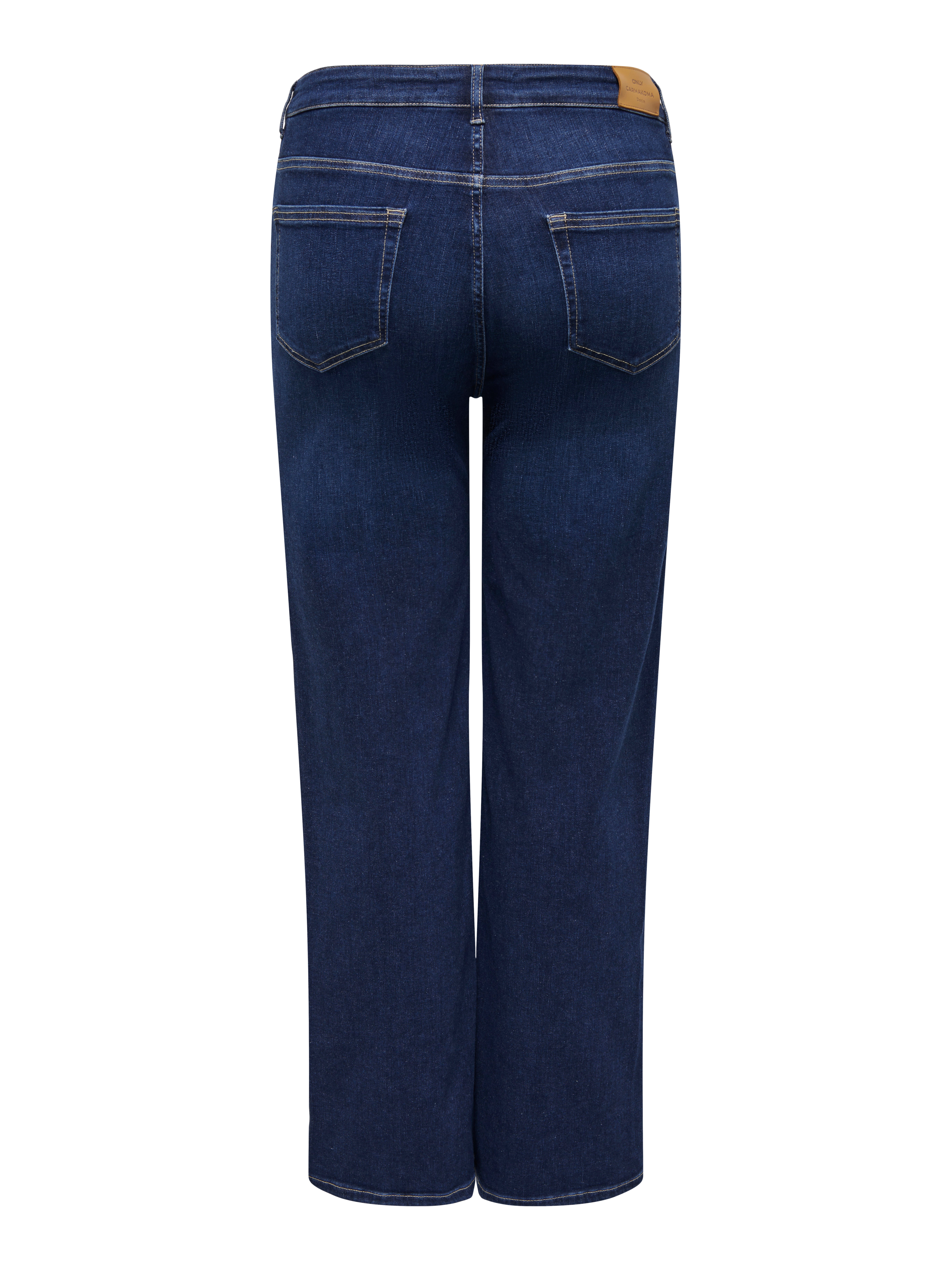 Jean Femme ONLY Coupe Large Taille Haute – 100% Coton, Longueur Normale, Style Wide Leg
