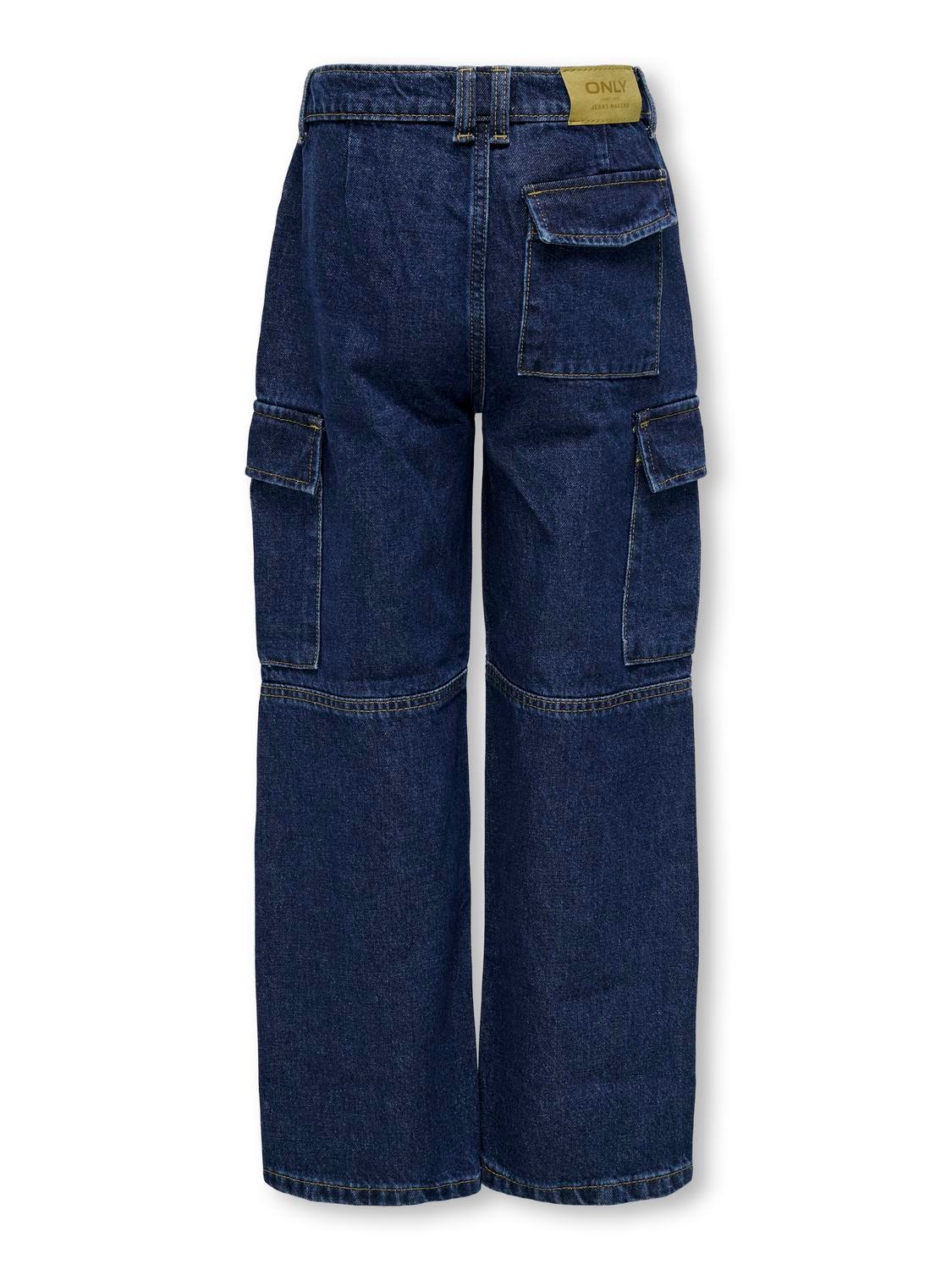 ONLY Straight Fit Jeans -Dark Blue Denim - 15304255