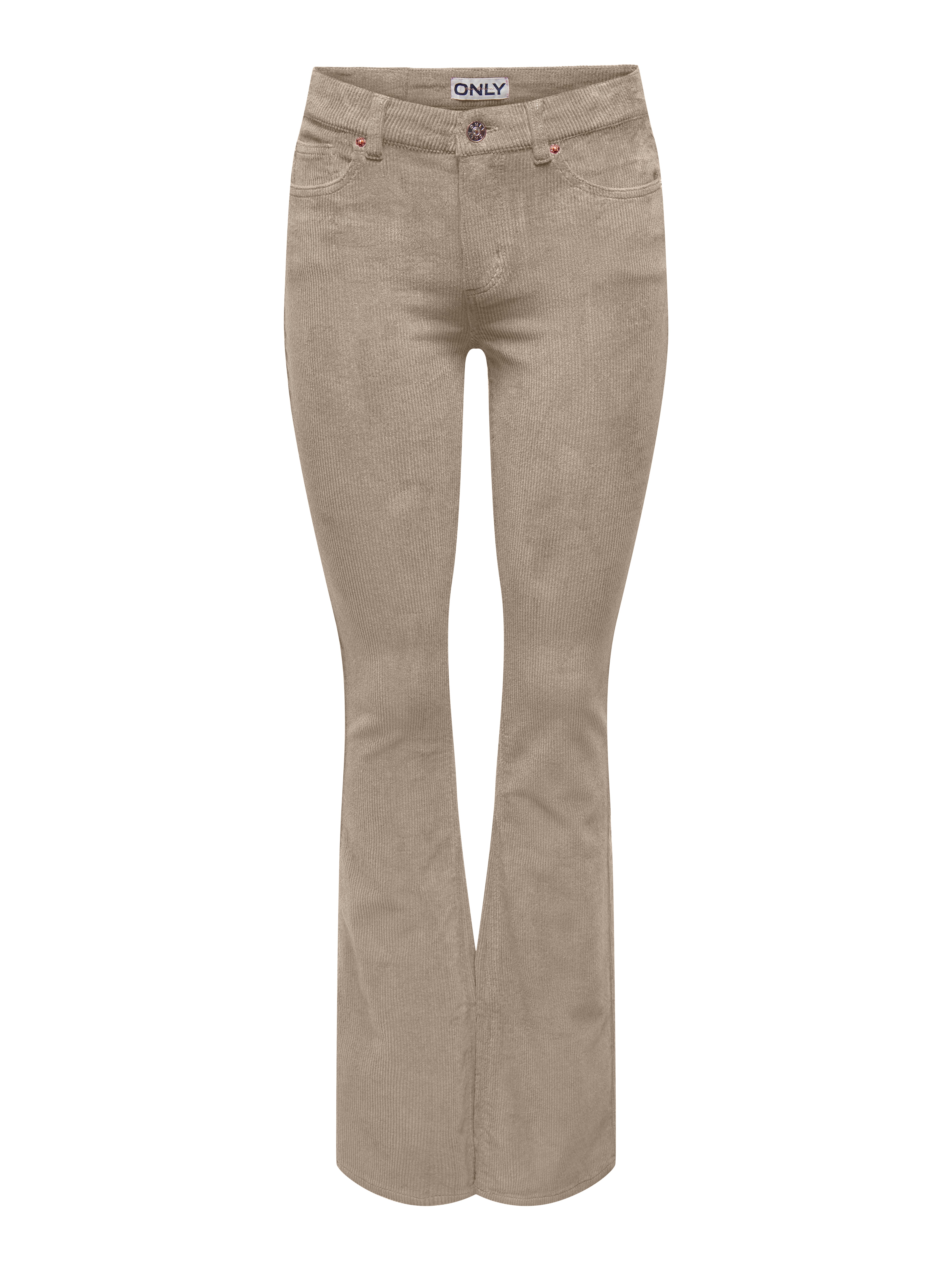 Slim Bootcut Trousers Push Up Effect In Gabardine Fracomina - Vesti...