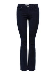 ONLY Sweet flared corduroy trousers -Night Sky - 15304256