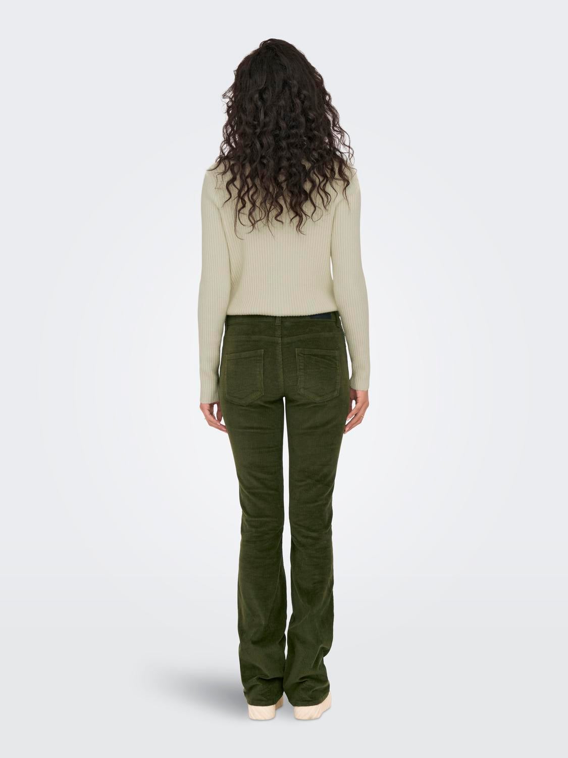 Dakota Frayed Ankle Trouser - Bonsai Green - Bella Dahl | Bella Dahl