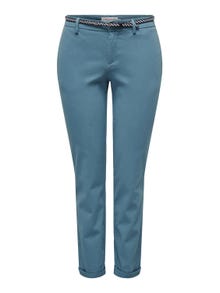 ONLY Pantalones chinos Corte slim Cintura media -Storm Blue - 15304257