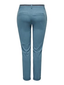 ONLY Slim Fit Mid waist Chinos -Storm Blue - 15304257