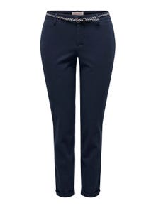 ONLY Chinos Slim Fit Taille moyenne -Total Eclipse - 15304257