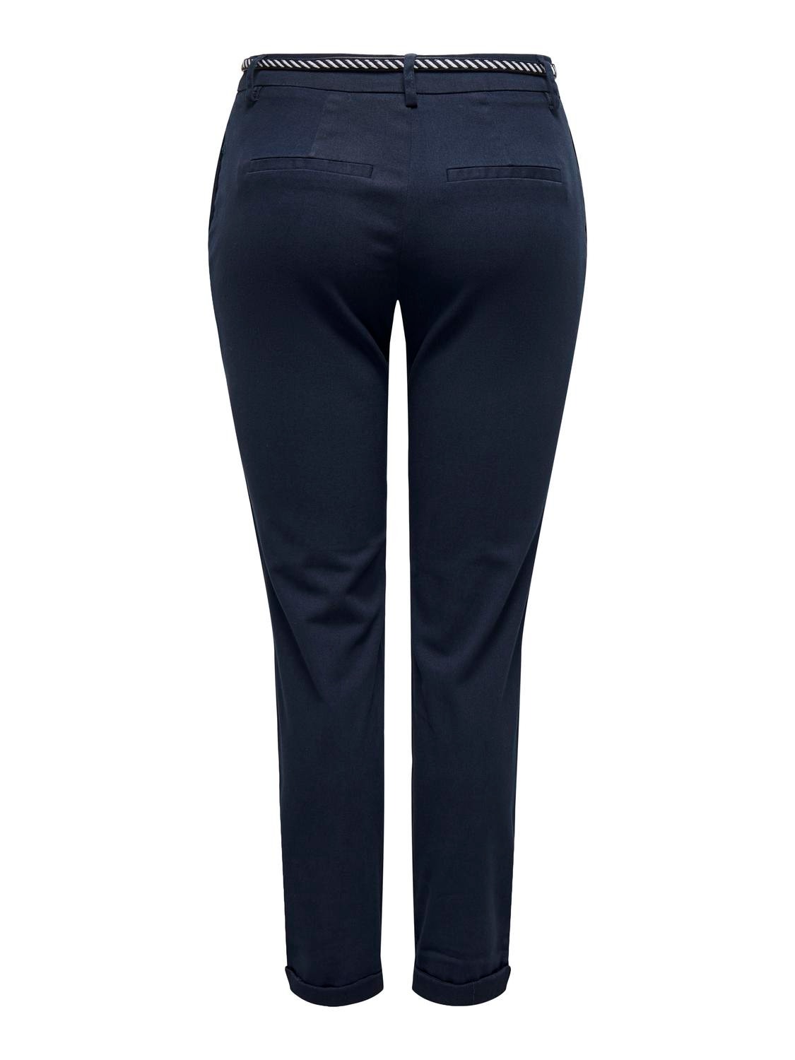 ONLY Chinos Slim Fit Taille moyenne -Total Eclipse - 15304257