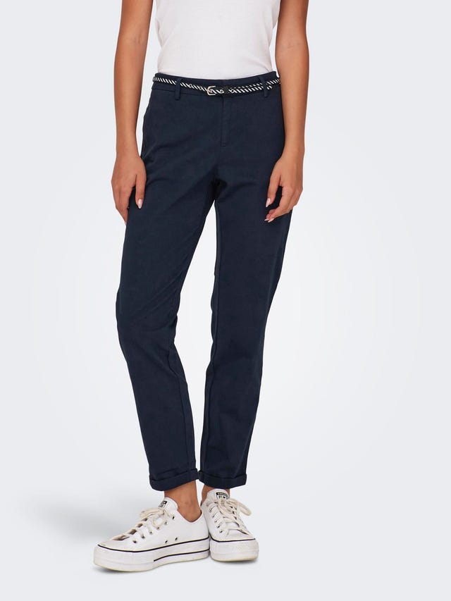 ONLY Slim Fit Mid waist Chinos - 15304257