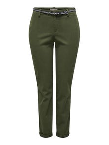 ONLY Slim fit Mid waist Chino's -Olive Night - 15304257