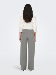 ONLY Straight Fit Mid waist Trousers -Rock Ridge - 15304267