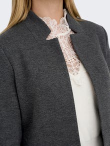 ONLY Regular Fit High stand-up collar Blazer -Medium Grey Melange - 15304271