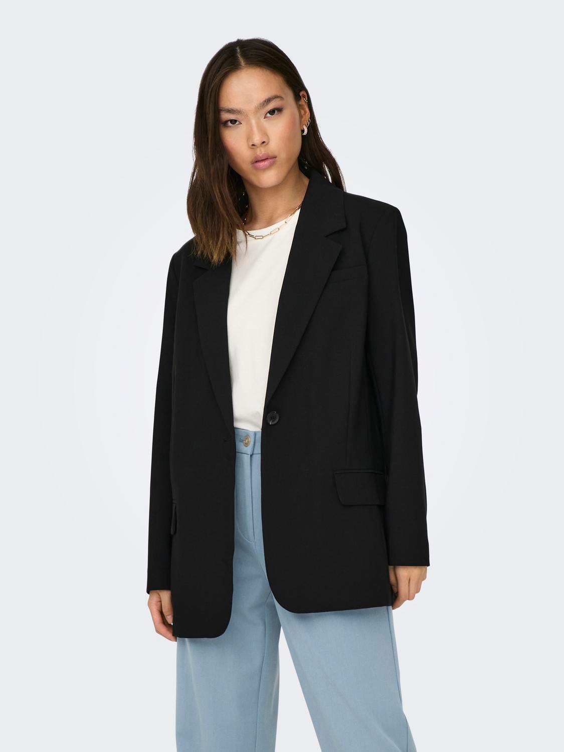 ONLY Blazer Oversize Fit Reverse -Black - 15304278