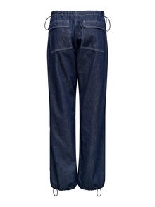 ONLY Parachute Denim Pants -Dark Blue Denim - 15304285