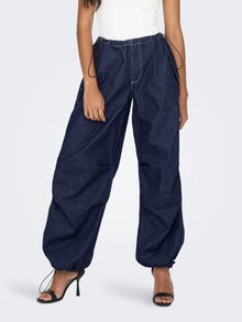 ONLY Parachute Denim Pants -Dark Blue Denim - 15304285