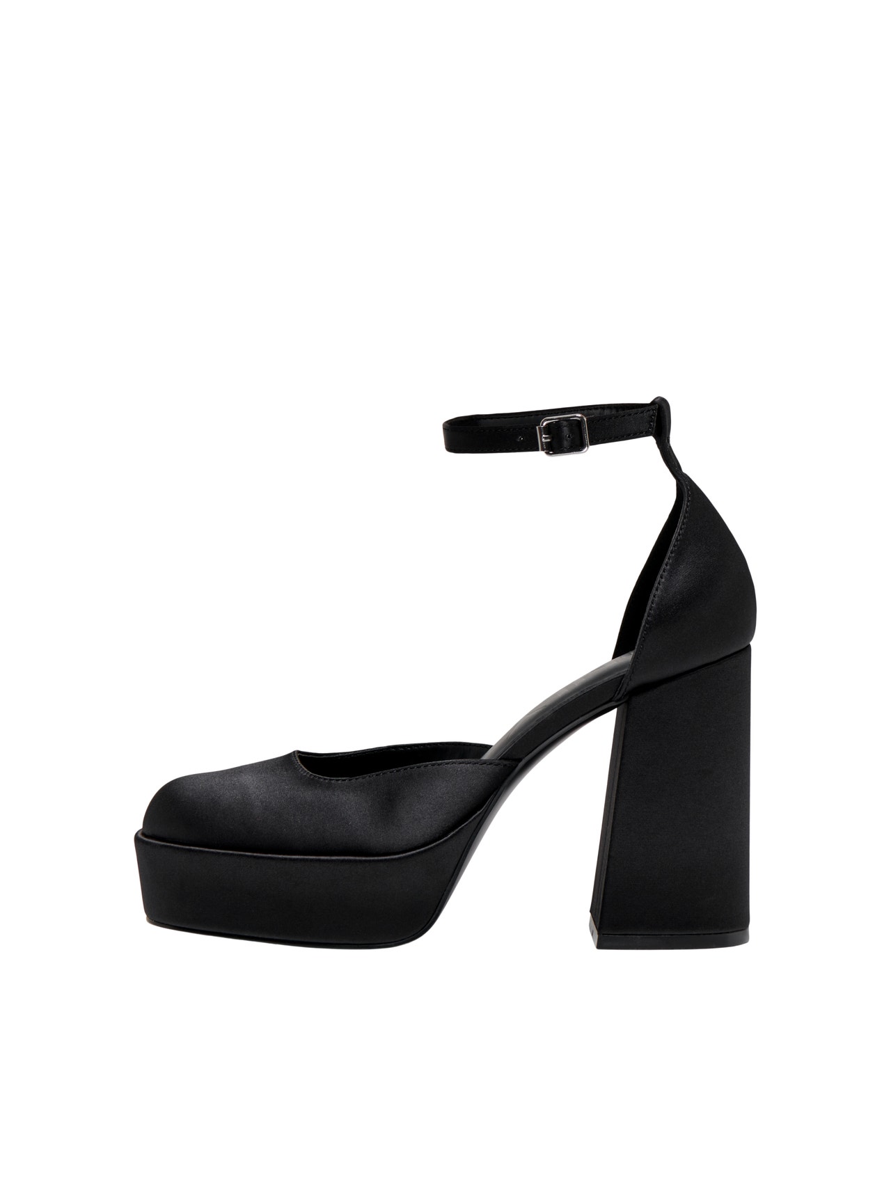 ONLY Zapatos de salón Punta redonda Tira ajustable -Black - 15304311