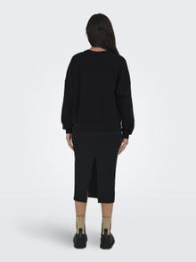 ONLY Normal geschnitten Rundhals Sweatshirt -Black - 15304312