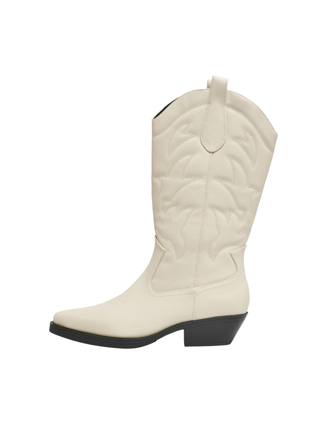 ONLY Bottes Bout pointu -White - 15304379