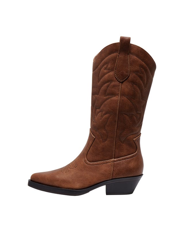 ONLY Faux leather cowboy boots - 15304379