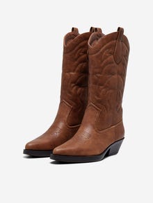 ONLY Pointed toe Boots -Brown Stone - 15304379